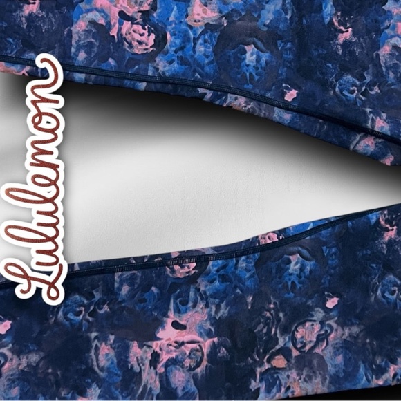 Lululemon Wunder Under Pant Full-On Luon Moody Mirage Bark Berry Deep Navy - Picture 5 of 12